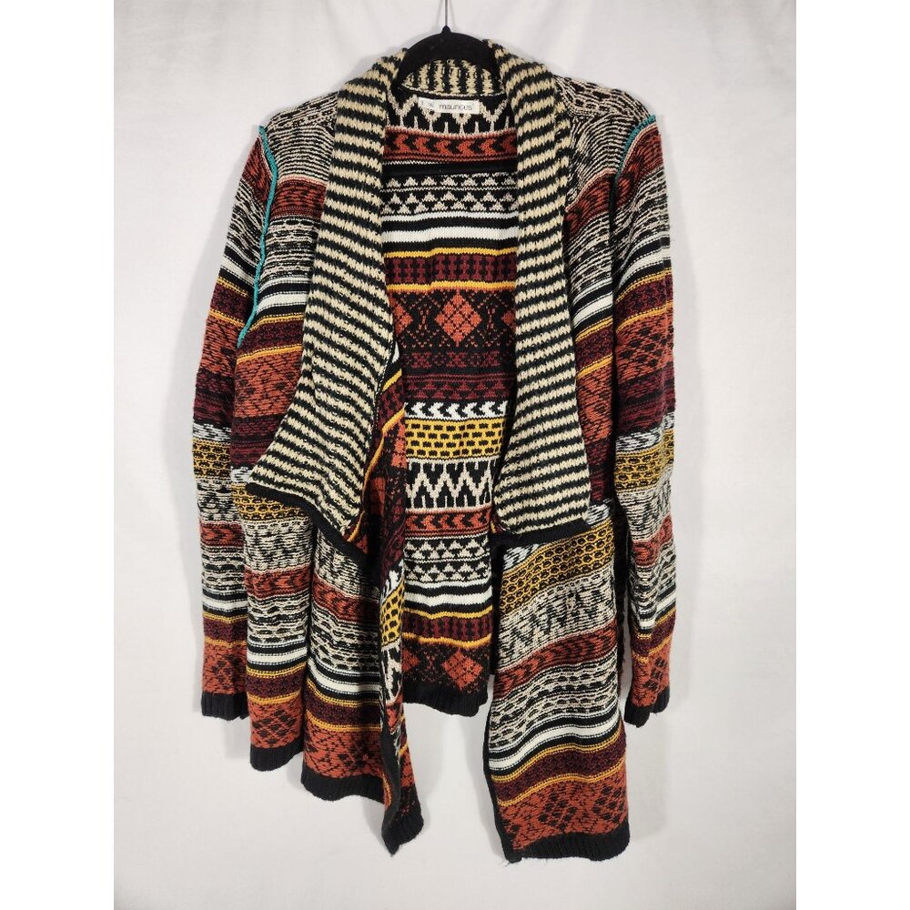 Maurice Womens Plus Waterfall Sweater Lagenlook Western Boho 3X